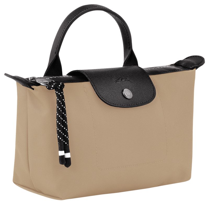 Women Longchamp Le Pliage Energy Pouch Beige | Ireland-246GCENJI