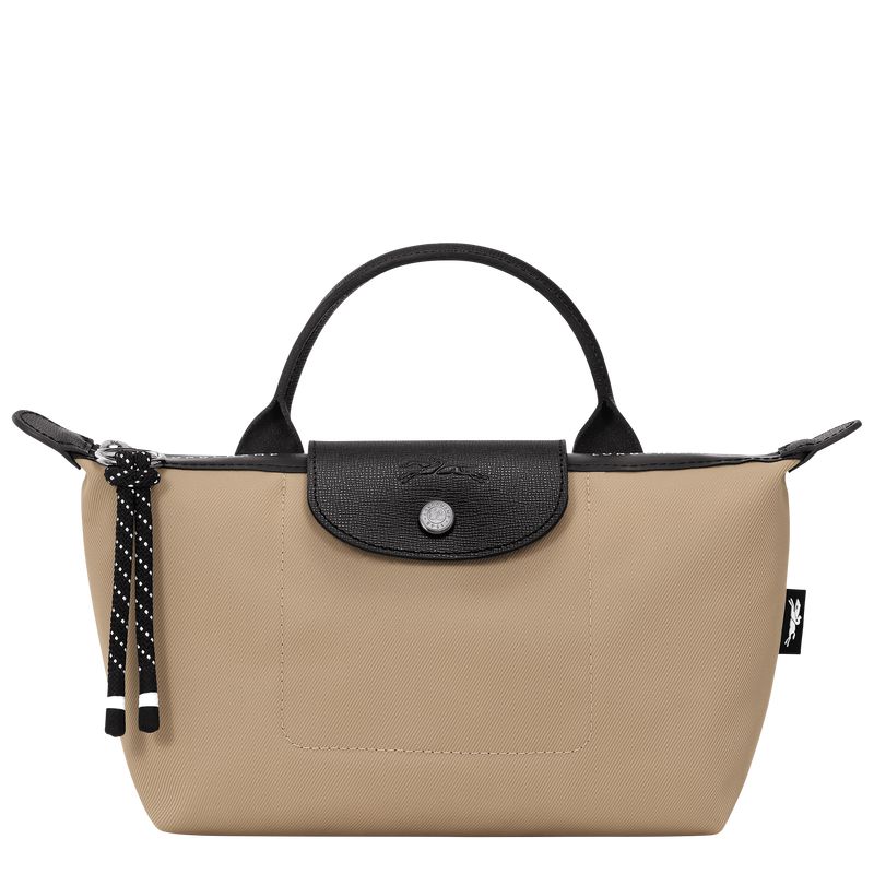 Women Longchamp Le Pliage Energy Pouch Beige | Ireland-246GCENJI