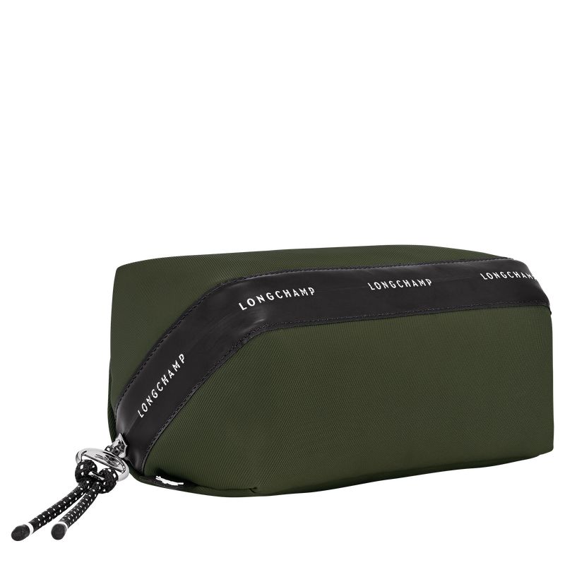 Women Longchamp Le Pliage Energy Pouch Khaki | Ireland-621VHFMCX
