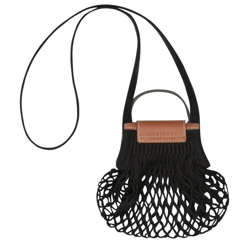 Women Longchamp Le Pliage Filet Xs Mesh Bag Black | Ireland-148BRVUPT