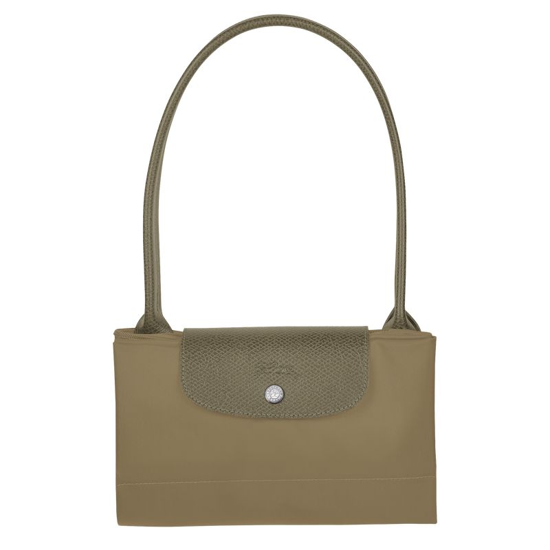 Women Longchamp Le Pliage Green L Tote Bag Olive | Ireland-970UNZTFC