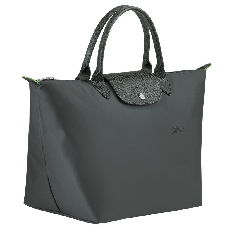 Women Longchamp Le Pliage Green M Handbag Deep Grey | Ireland-206RMGAIC