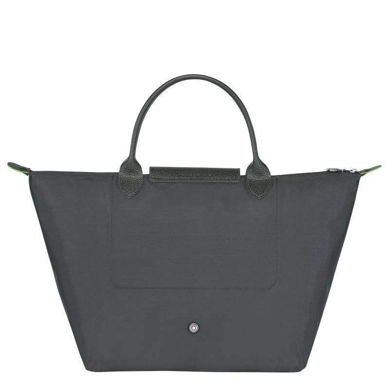 Women Longchamp Le Pliage Green M Handbag Deep Grey | Ireland-206RMGAIC
