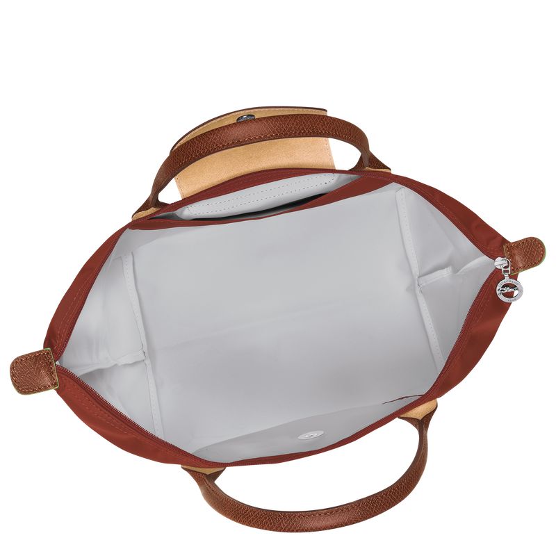Women Longchamp Le Pliage Green M Handbag Brown | Ireland-782YVUQHZ