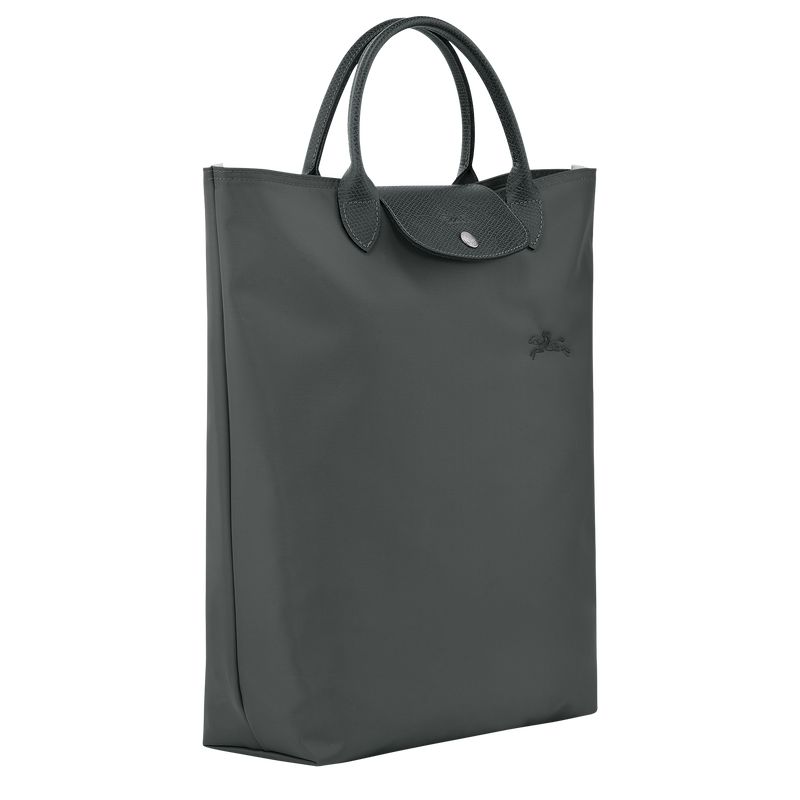 Women Longchamp Le Pliage Green M Tote Bag Deep Grey | Ireland-160TGMUFQ