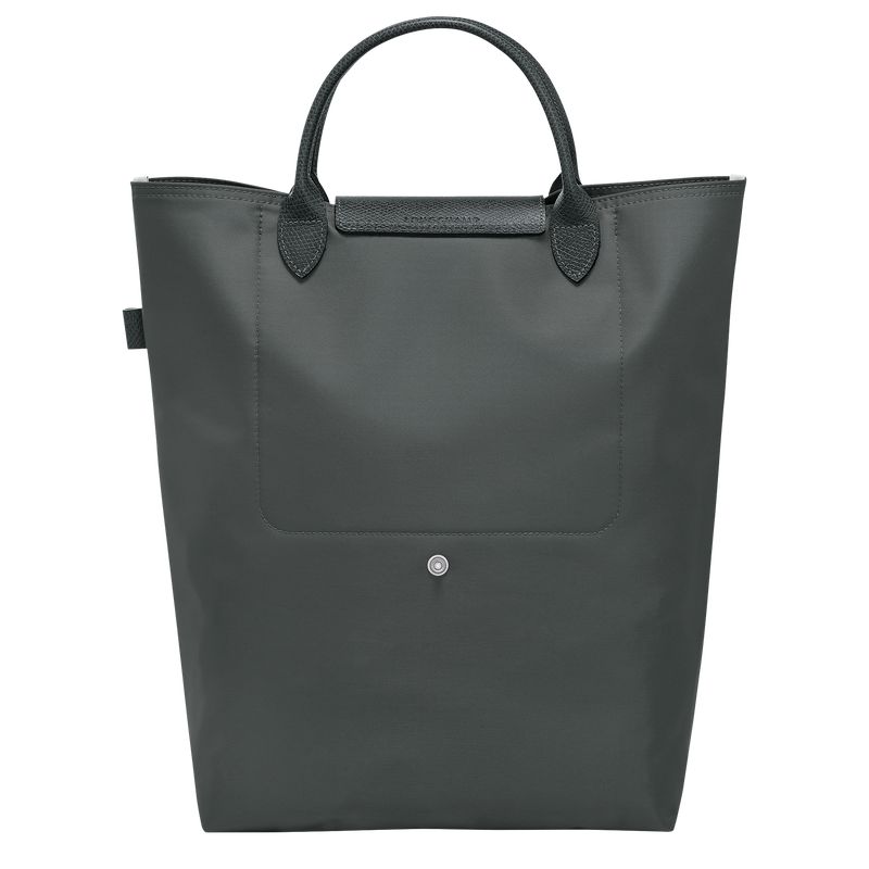Women Longchamp Le Pliage Green M Tote Bag Deep Grey | Ireland-160TGMUFQ