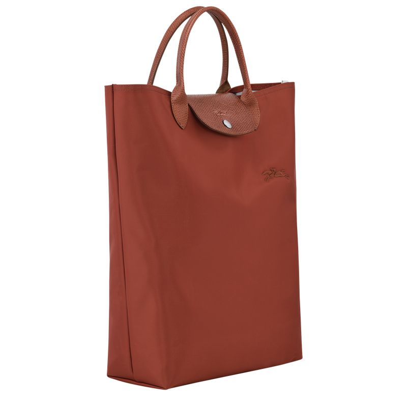 Women Longchamp Le Pliage Green M Tote Bag Brown | Ireland-624ZGTFJW