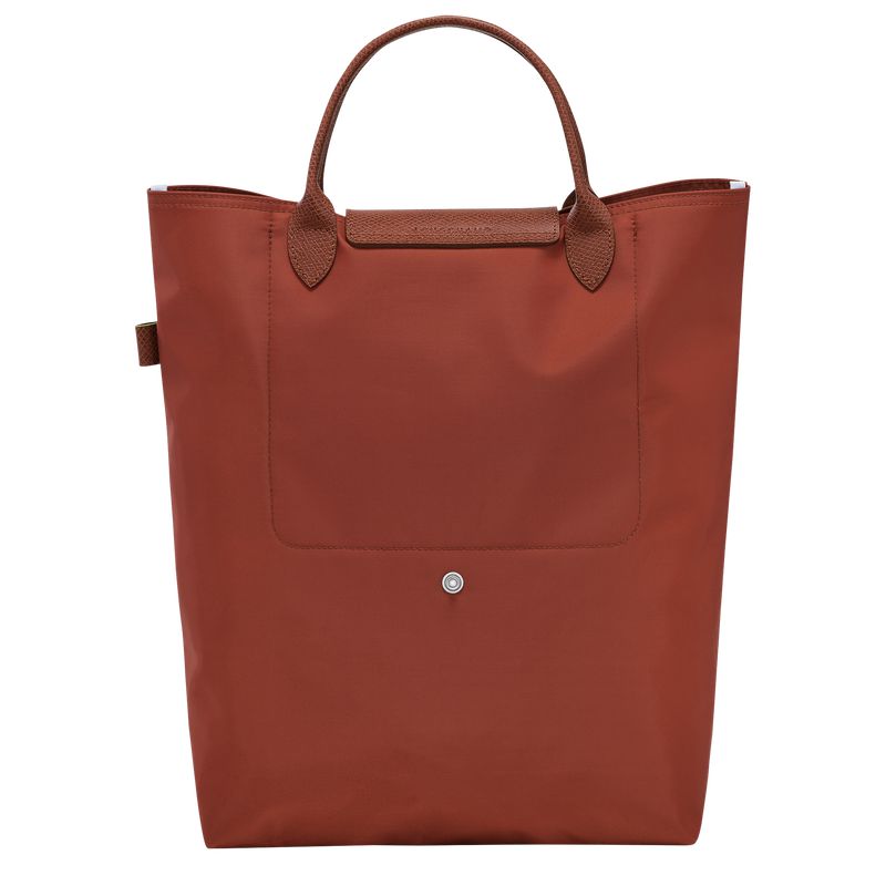 Women Longchamp Le Pliage Green M Tote Bag Brown | Ireland-624ZGTFJW