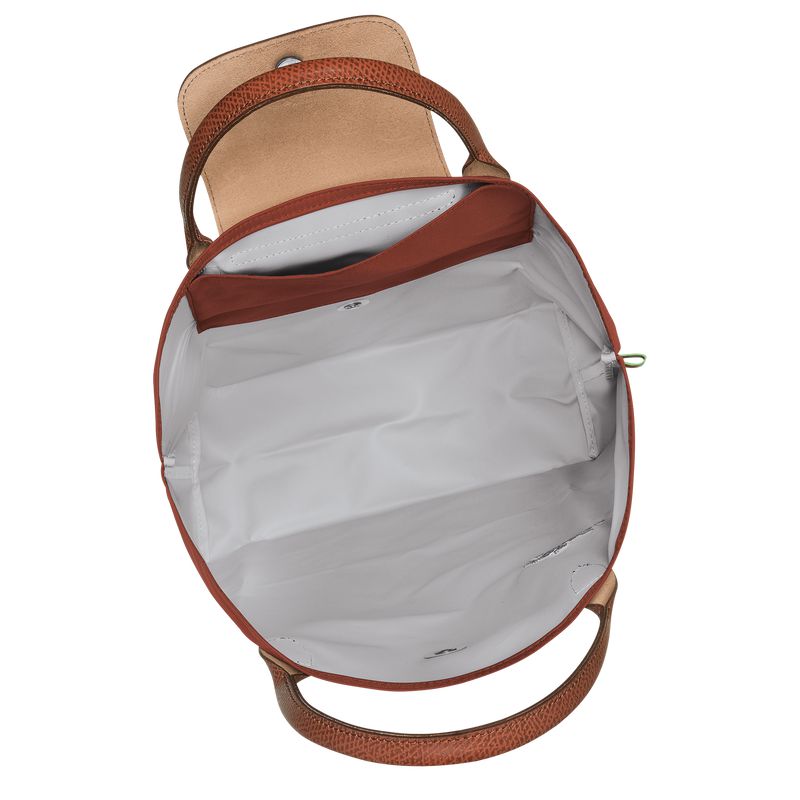 Women Longchamp Le Pliage Green M Tote Bag Brown | Ireland-624ZGTFJW