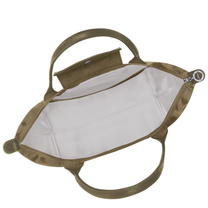 Women Longchamp Le Pliage Green M Tote Bag Olive | Ireland-570XQSAMT