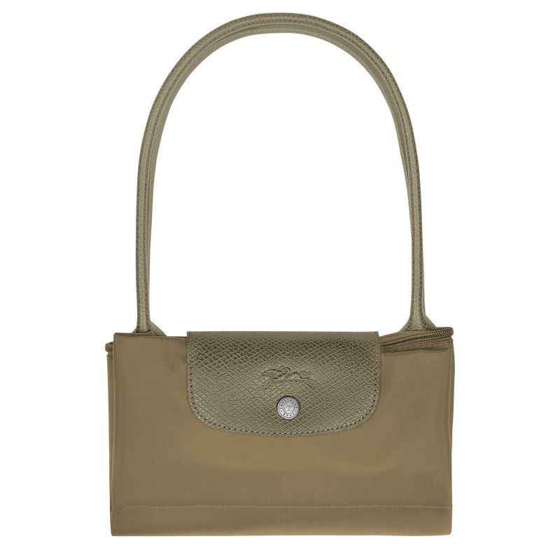 Women Longchamp Le Pliage Green M Tote Bag Olive | Ireland-570XQSAMT
