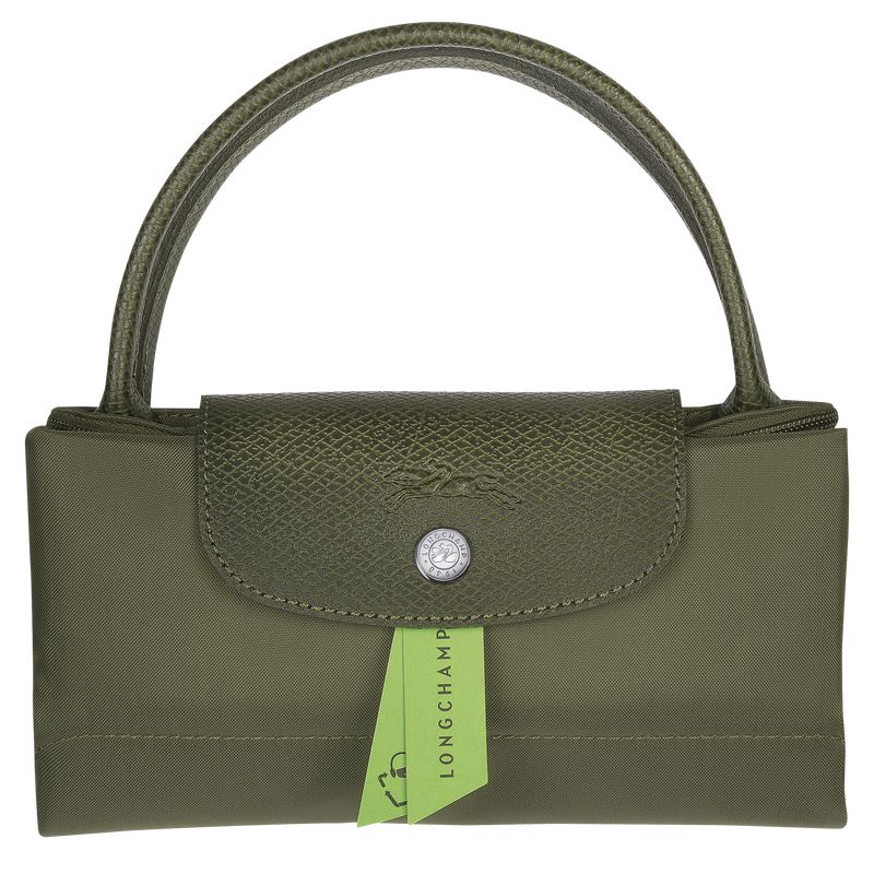 Women Longchamp Le Pliage Green S Handbag Dark Green | Ireland-153OFIRCT