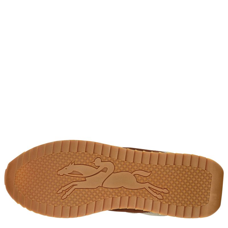 Women Longchamp Le Pliage Green Sneakers Light Green / Brown | Ireland-907XOZFTE