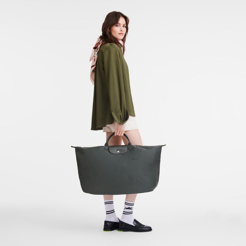 Women Longchamp Le Pliage Green Xl Travel Bag Deep Grey | Ireland-980OAGIJT