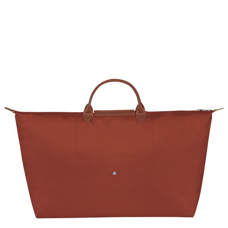 Women Longchamp Le Pliage Green Xl Travel Bag Brown | Ireland-107GIAJXD