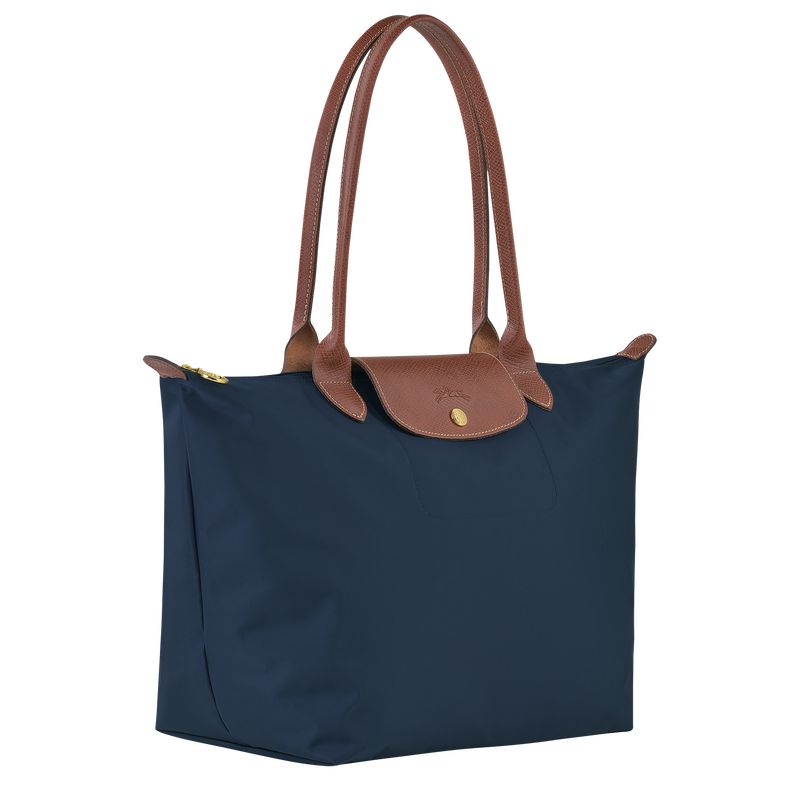 Women Longchamp Le Pliage Original L Tote Bag Navy | Ireland-408SVDPQW