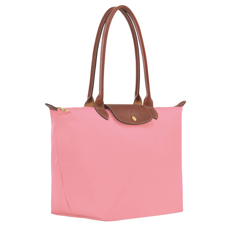 Women Longchamp Le Pliage Original L Tote Bag Pink | Ireland-819WFXLPV