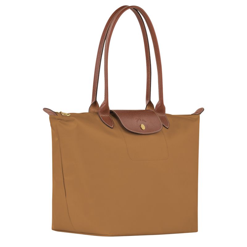 Women Longchamp Le Pliage Original L Tote Bag Brown | Ireland-132NPASWC