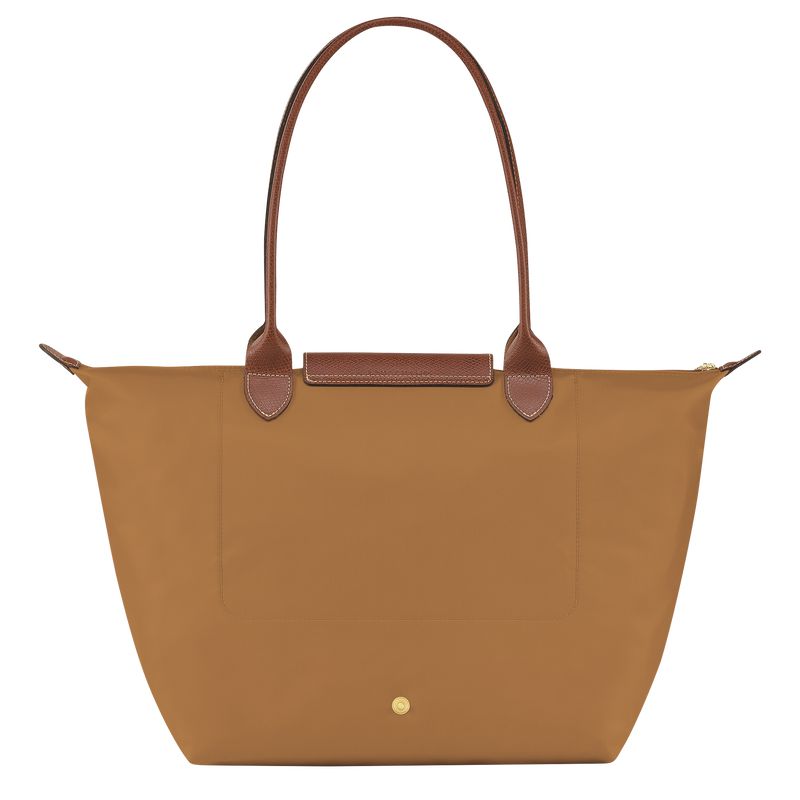 Women Longchamp Le Pliage Original L Tote Bag Brown | Ireland-132NPASWC