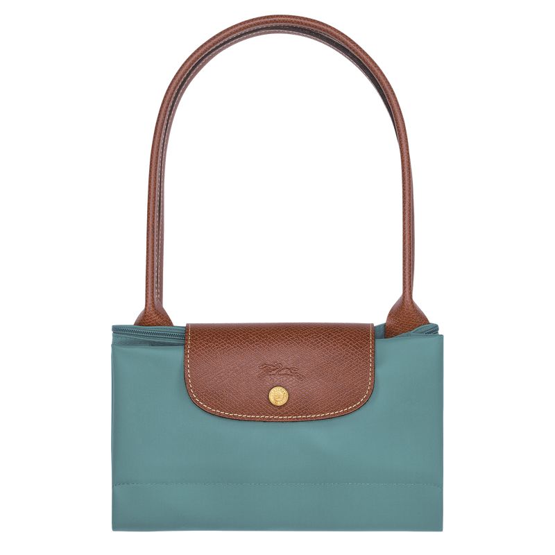 Women Longchamp Le Pliage Original L Tote Bag Blue | Ireland-139YLBSJV