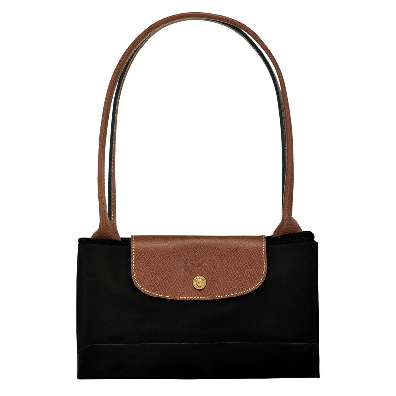 Women Longchamp Le Pliage Original L Tote Bag Black | Ireland-302OVQFAN