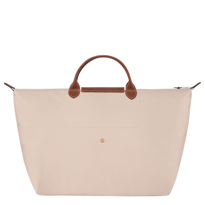 Women Longchamp Le Pliage Original L Travel Bag Beige | Ireland-541ANEKRH