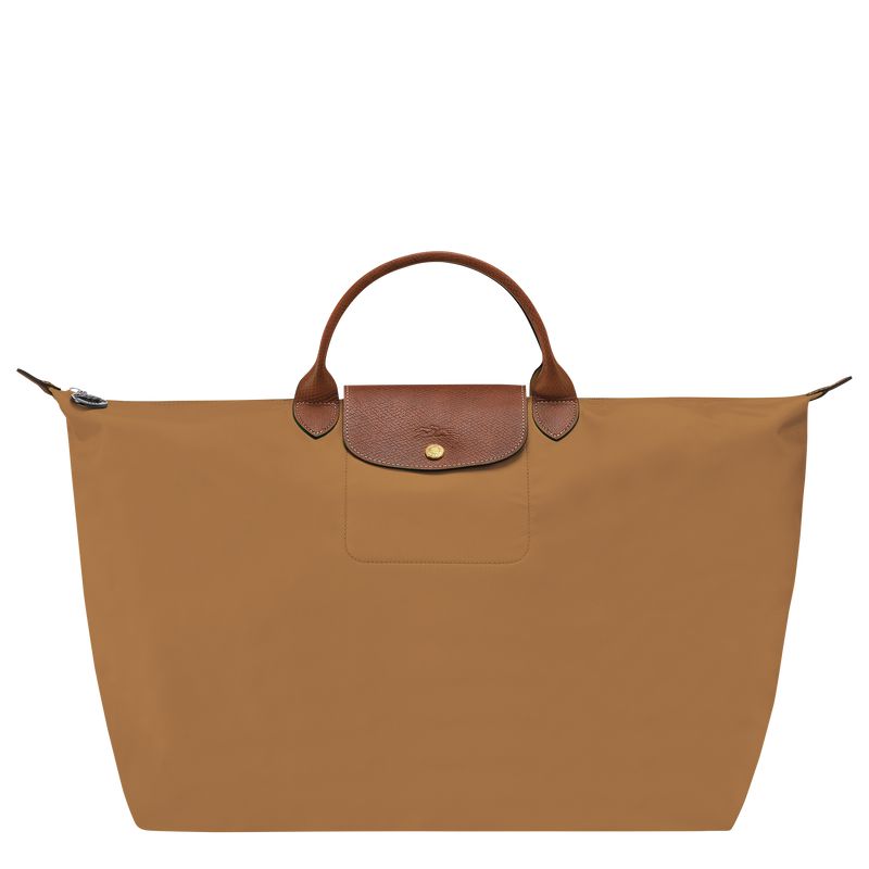 Women Longchamp Le Pliage Original L Travel Bag Brown | Ireland-259PYCODA