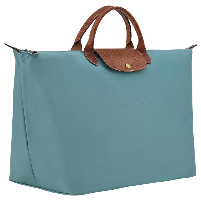 Women Longchamp Le Pliage Original L Travel Bag Blue | Ireland-820CSVNXF