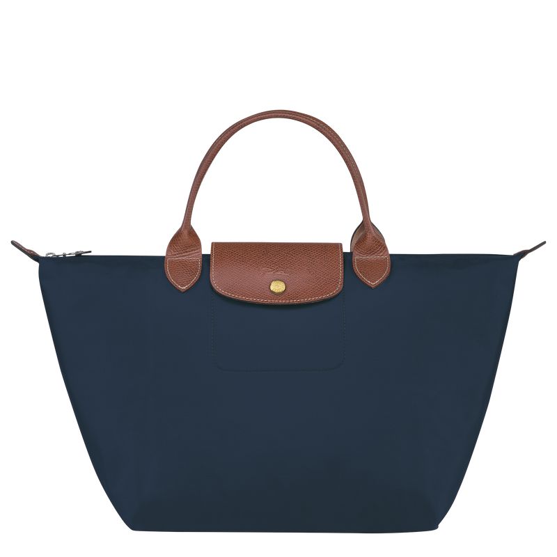 Women Longchamp Le Pliage Original M Handbag Navy | Ireland-041KWOULV