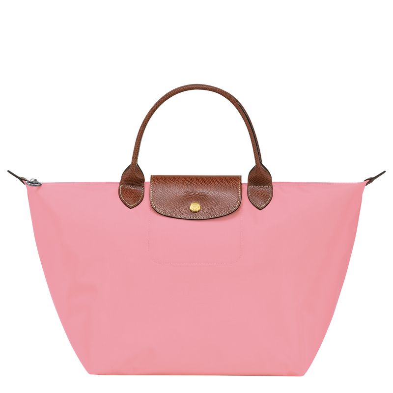 Women Longchamp Le Pliage Original M Handbag Pink | Ireland-204ECOLIP