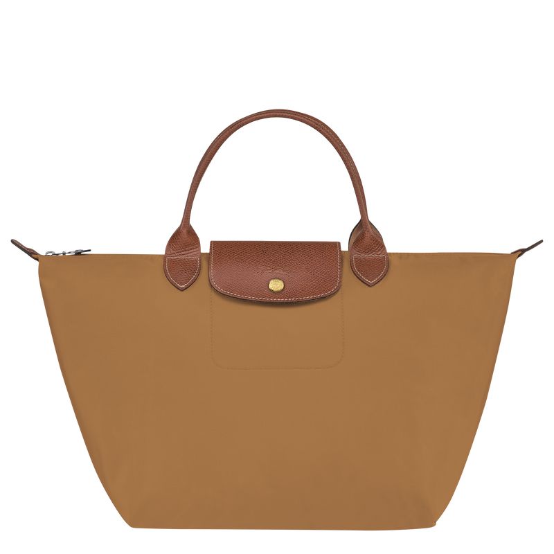 Women Longchamp Le Pliage Original M Handbag Brown | Ireland-613FYEMNV