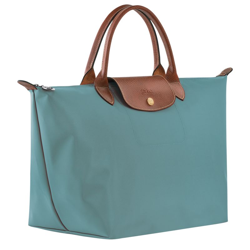 Women Longchamp Le Pliage Original M Handbag Blue | Ireland-304VDWNKO
