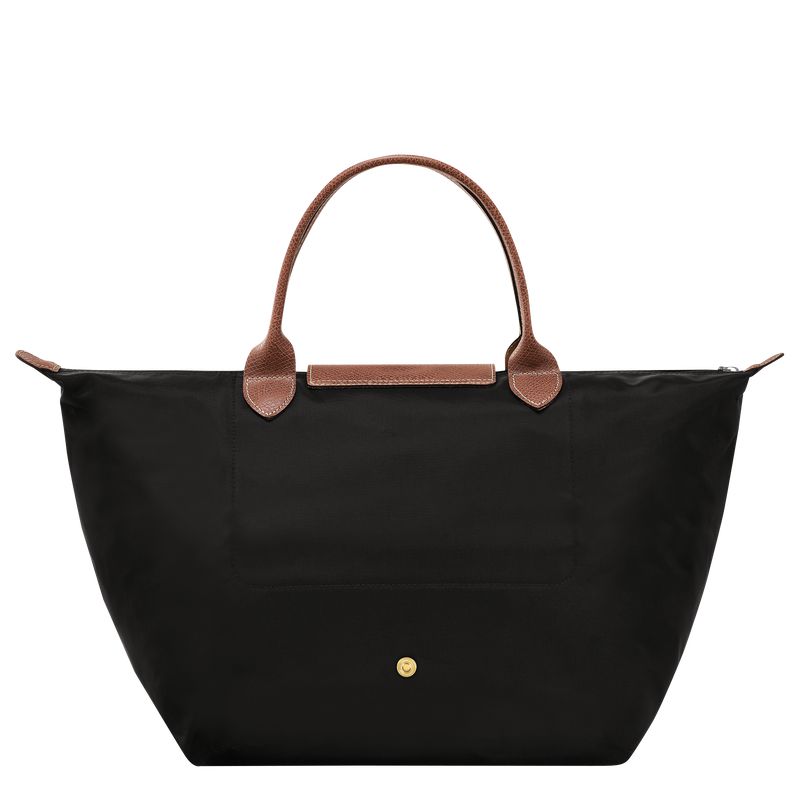 Women Longchamp Le Pliage Original M Handbag Black | Ireland-617UFSPDC