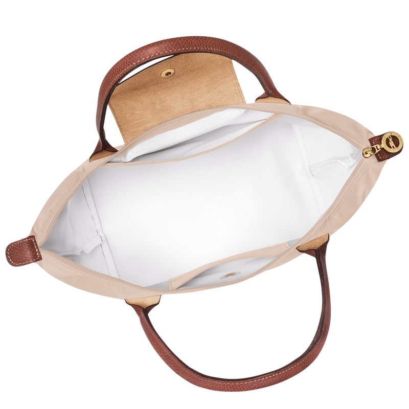 Women Longchamp Le Pliage Original M Tote Bag Beige | Ireland-397GPOTUQ