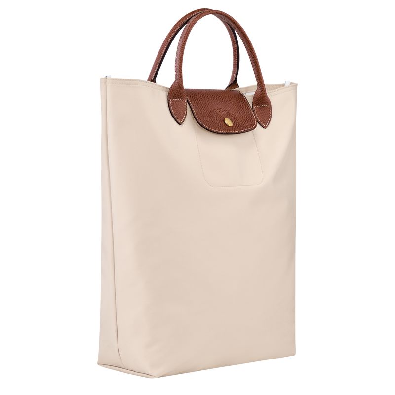 Women Longchamp Le Pliage Original M Tote Bag Beige | Ireland-974JEDIQT