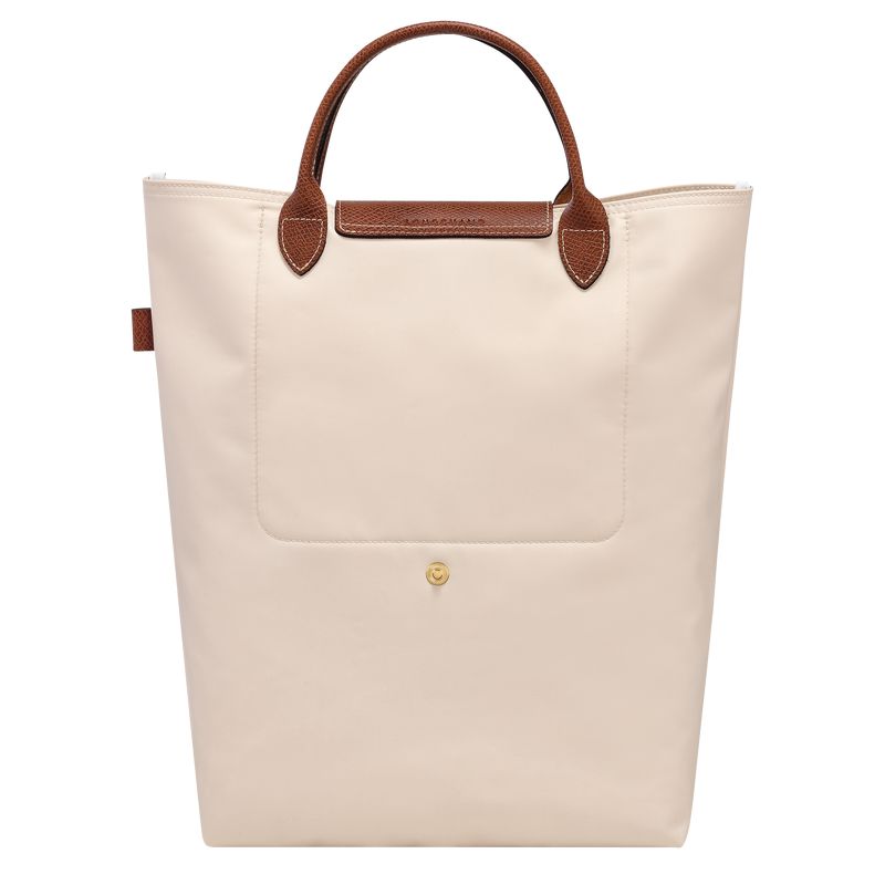 Women Longchamp Le Pliage Original M Tote Bag Beige | Ireland-974JEDIQT