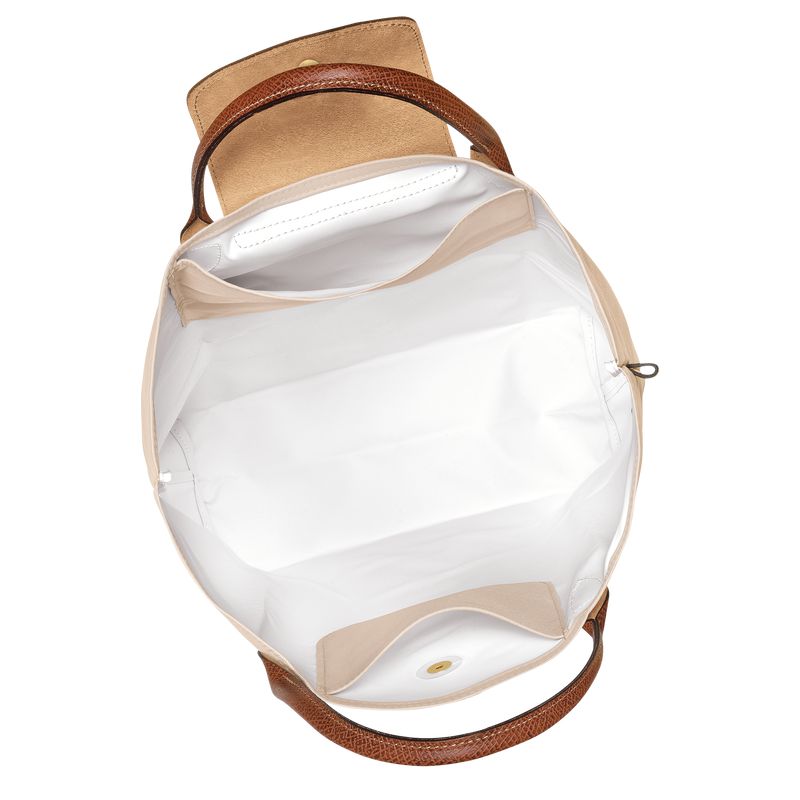 Women Longchamp Le Pliage Original M Tote Bag Beige | Ireland-974JEDIQT