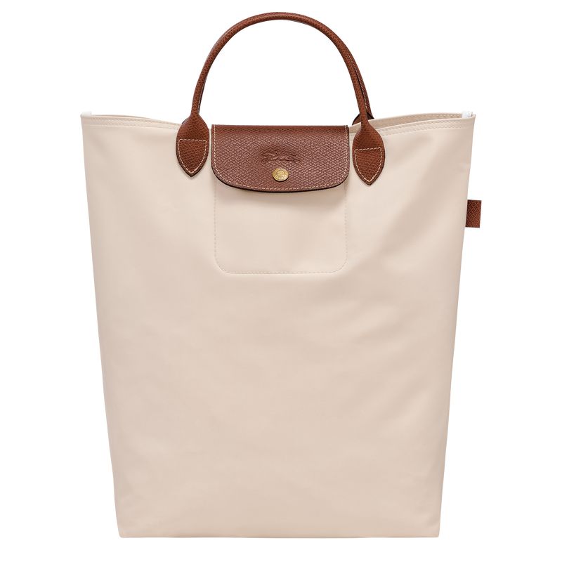 Women Longchamp Le Pliage Original M Tote Bag Beige | Ireland-974JEDIQT