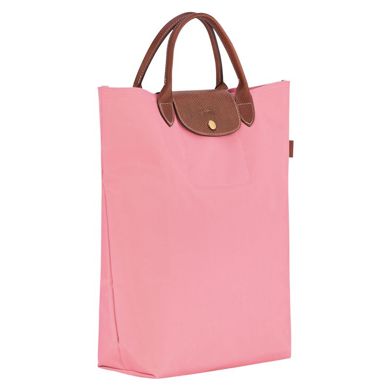 Women Longchamp Le Pliage Original M Tote Bag Pink | Ireland-608QUVDAK