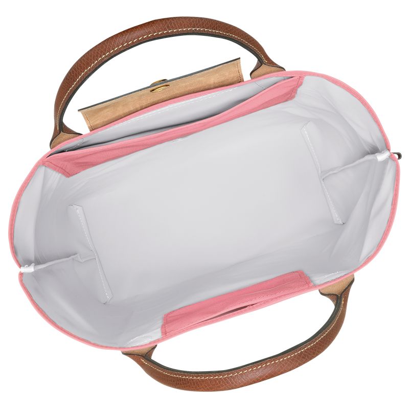 Women Longchamp Le Pliage Original M Tote Bag Pink | Ireland-608QUVDAK