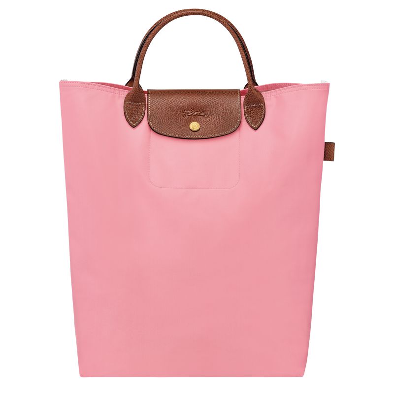Women Longchamp Le Pliage Original M Tote Bag Pink | Ireland-608QUVDAK