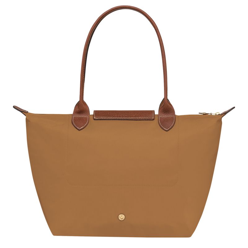 Women Longchamp Le Pliage Original M Tote Bag Brown | Ireland-978HLWVEB