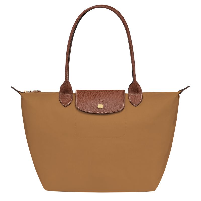 Women Longchamp Le Pliage Original M Tote Bag Brown | Ireland-978HLWVEB