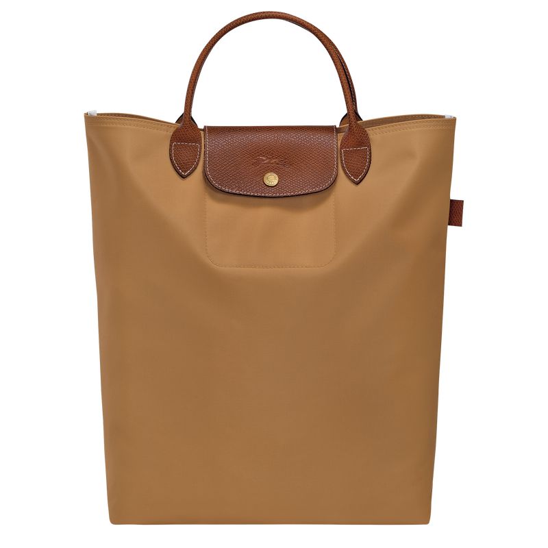 Women Longchamp Le Pliage Original M Tote Bag Brown | Ireland-903IHYFSQ