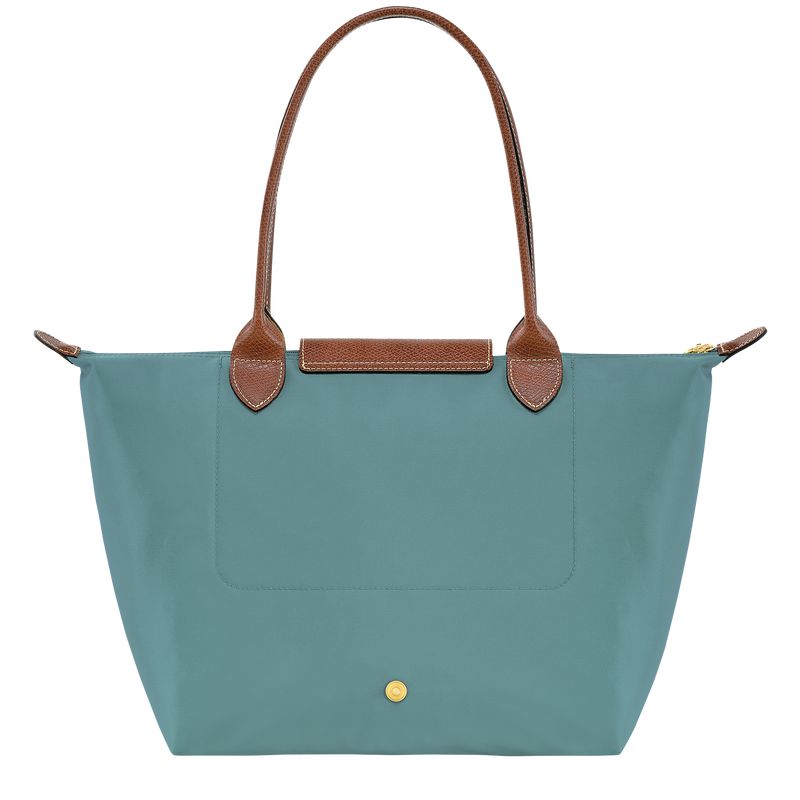 Women Longchamp Le Pliage Original M Tote Bag Blue | Ireland-765MZOQYH
