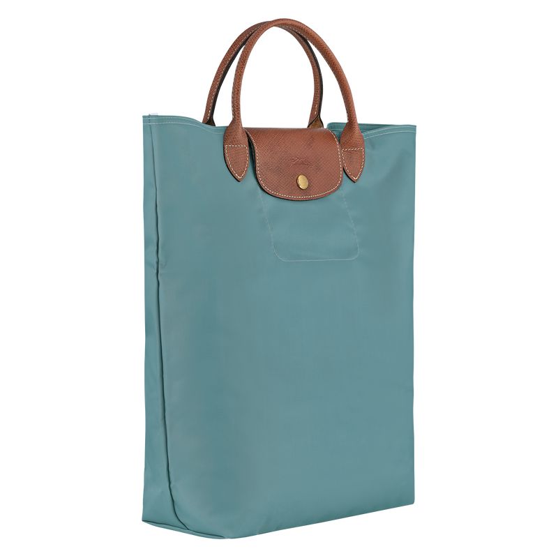 Women Longchamp Le Pliage Original M Tote Bag Blue | Ireland-762MTUPDH