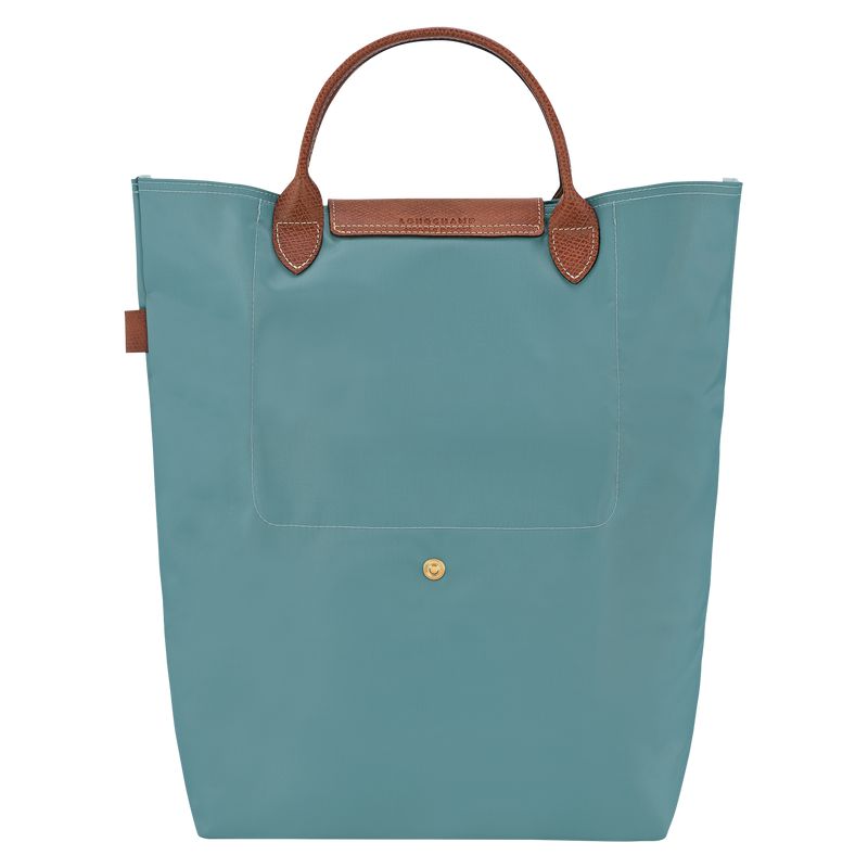 Women Longchamp Le Pliage Original M Tote Bag Blue | Ireland-762MTUPDH