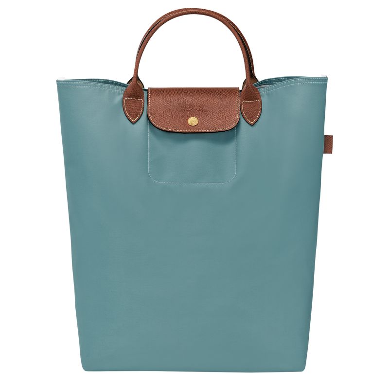 Women Longchamp Le Pliage Original M Tote Bag Blue | Ireland-762MTUPDH