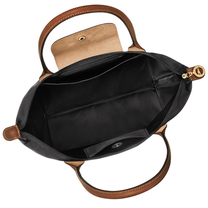 Women Longchamp Le Pliage Original M Tote Bag Black | Ireland-916LXWSPM