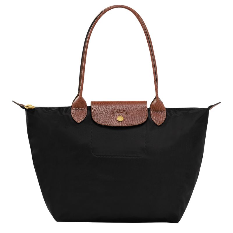 Women Longchamp Le Pliage Original M Tote Bag Black | Ireland-916LXWSPM